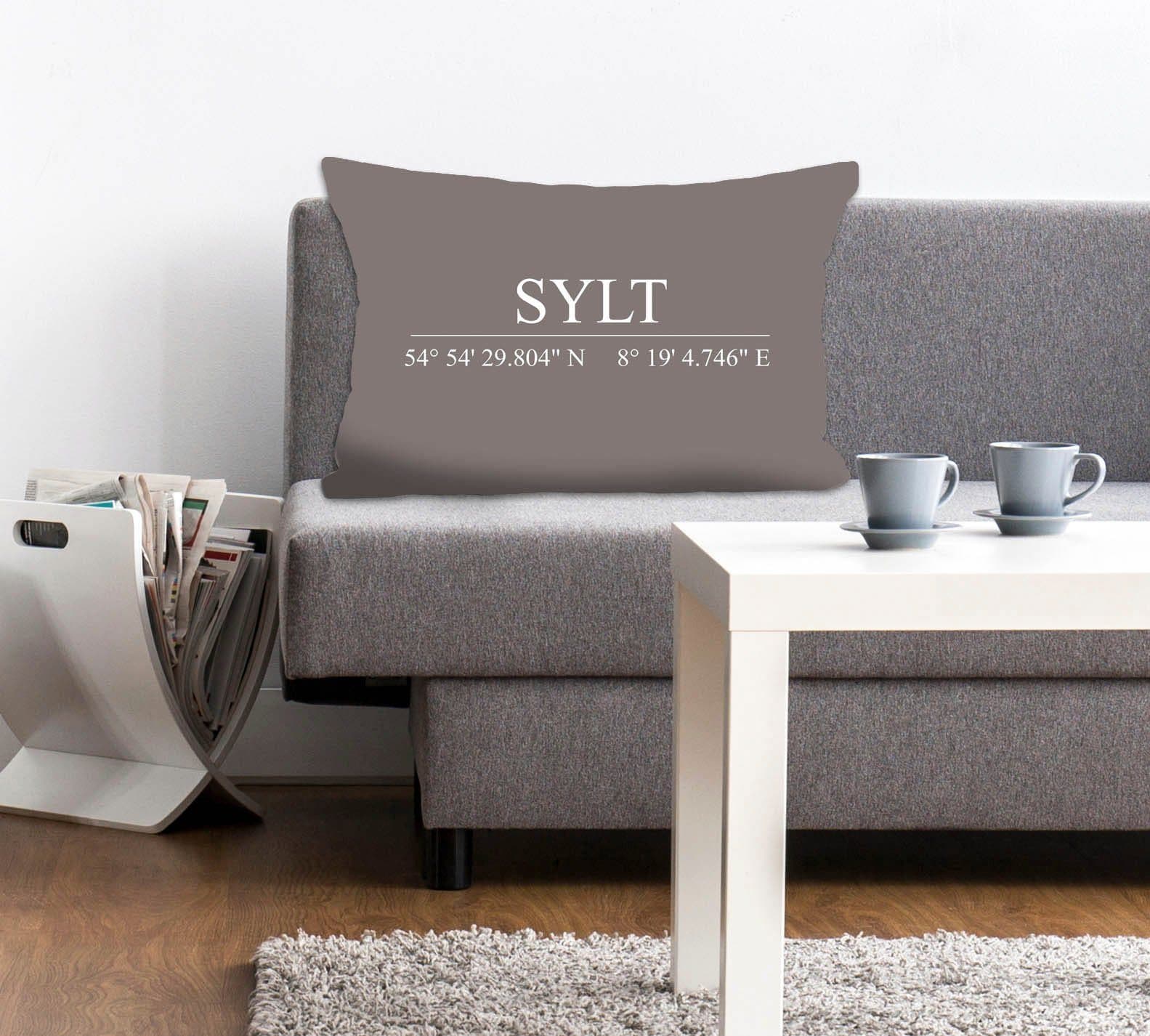 queence Dekokissen Sylt | Grau