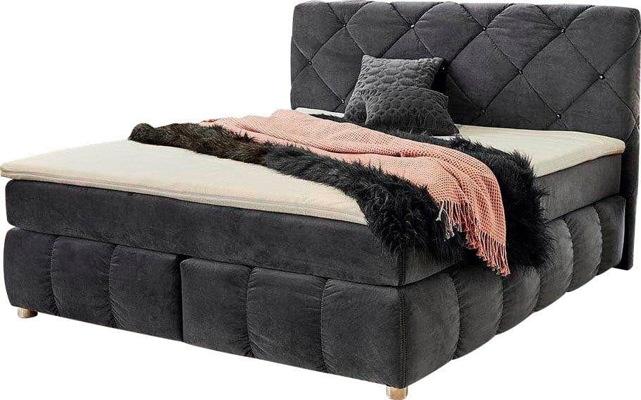 Jockenhöfer Gruppe Boxspringbett Bella | Grau