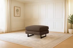 Home affaire Polsterhocker Pinto | Braun