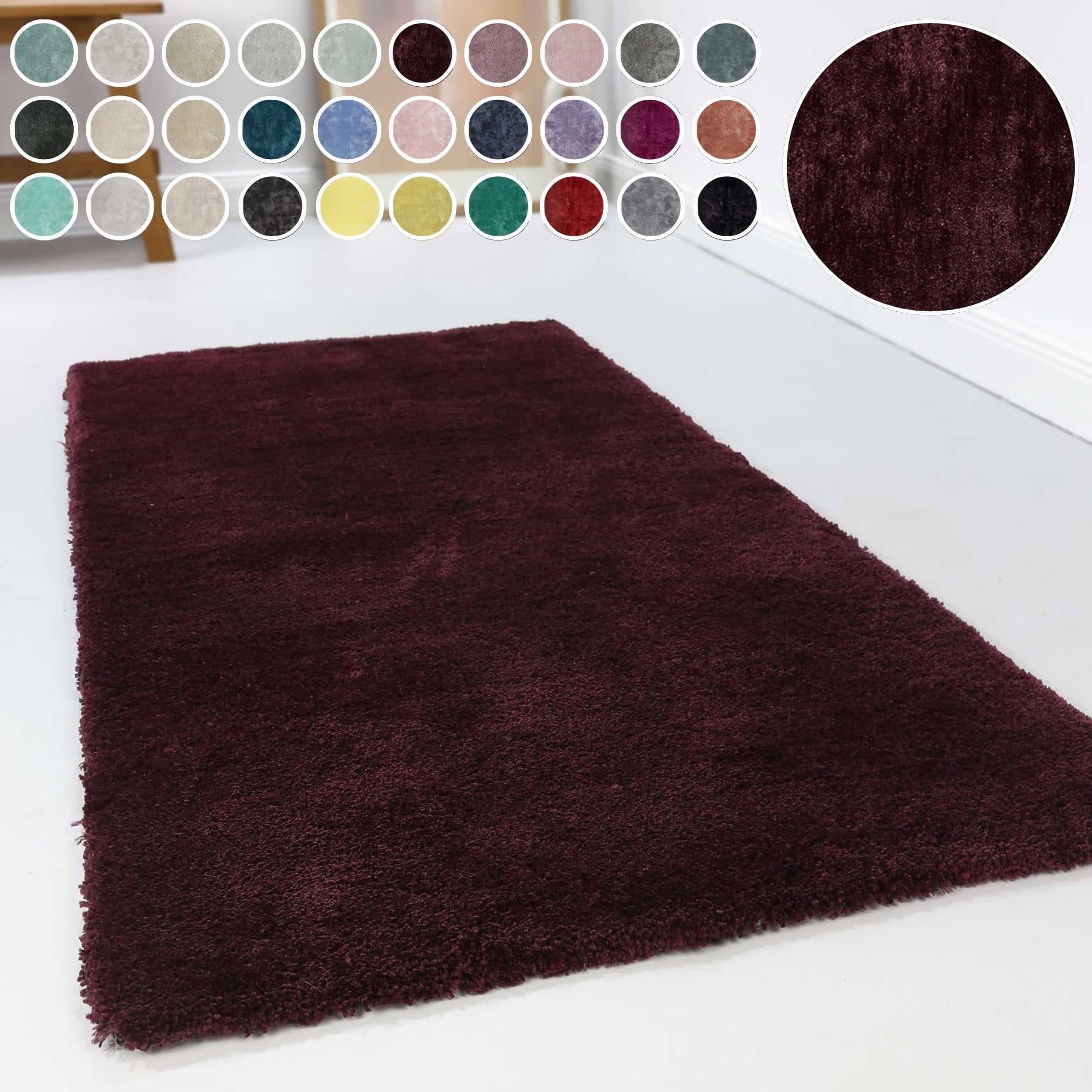 Esprit Hochflor-Teppich Relaxx ESP-4150 | Rot