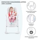 Kinderkraft Hochstuhl YUMMY | Mehrfarbig 3