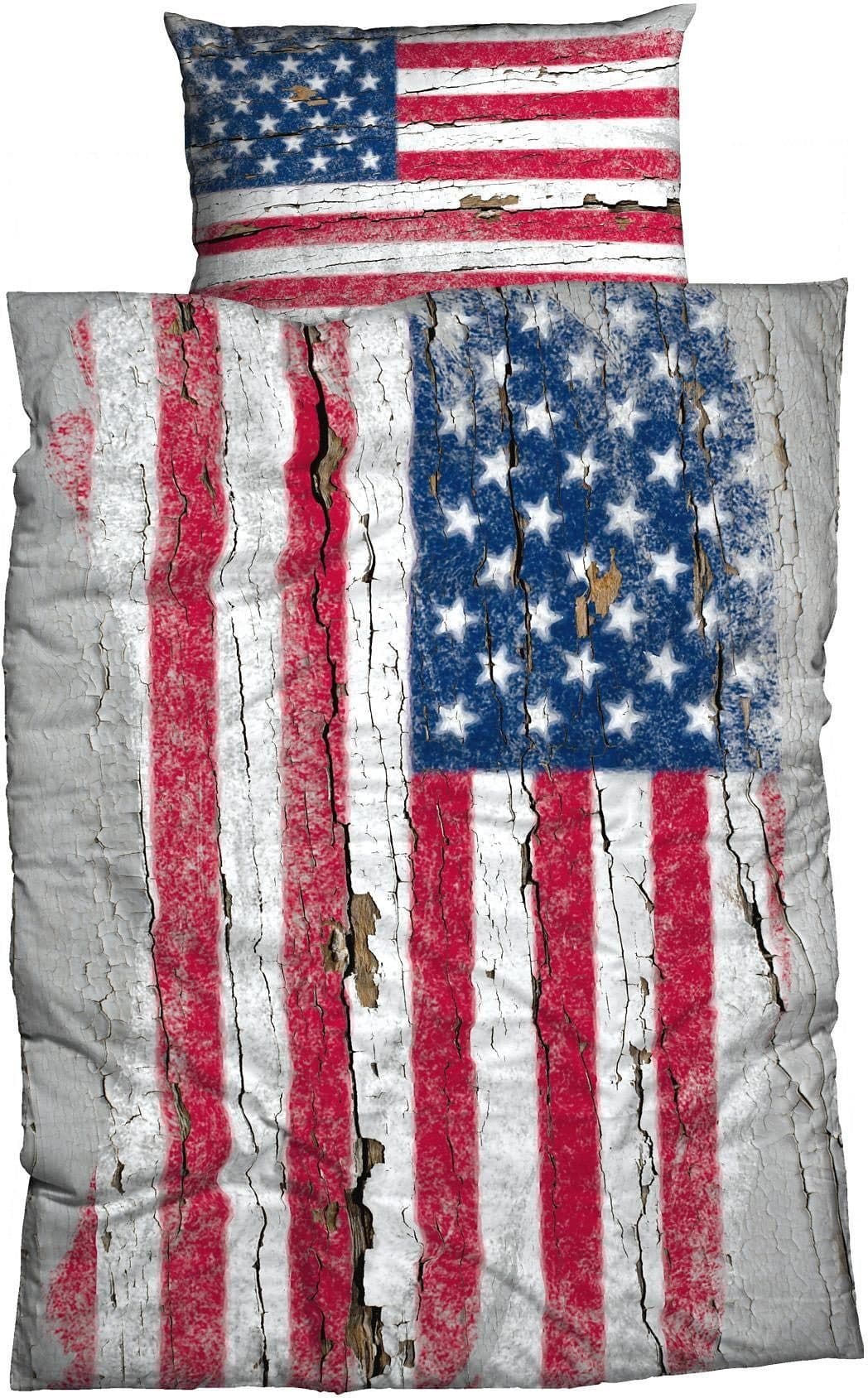 CASATEX Bettwäsche Stars & Stripes | Mehrfarbig