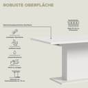 Home affaire Esstisch Motus | Weiß 4