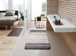 Kleine Wolke Badematte Phoenix | Grau