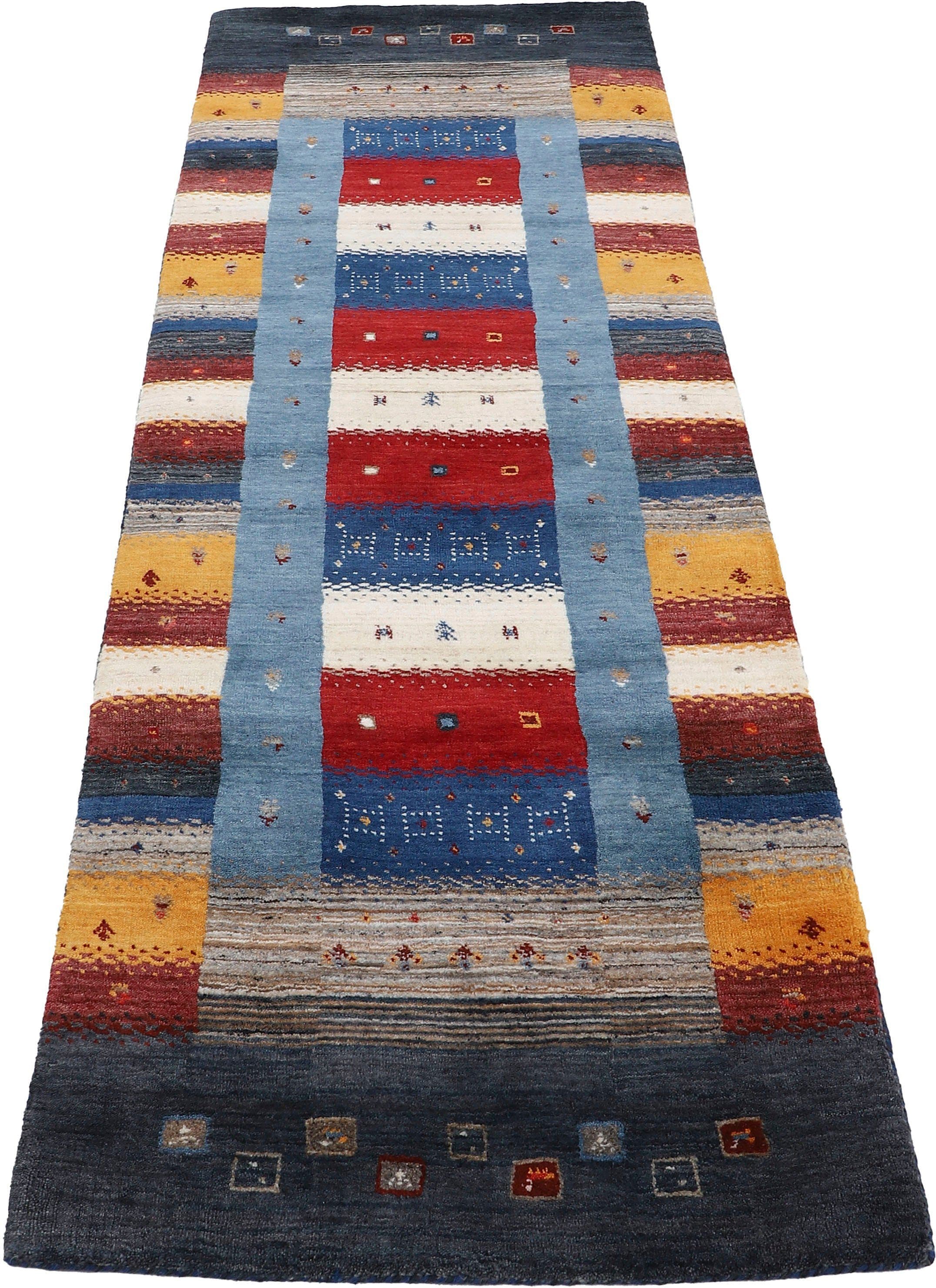 Carpetfine Wollteppich Gabbeh Don | Mehrfarbig