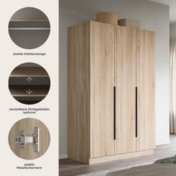 Home affaire Kleiderschrank Skarde | Holztöne