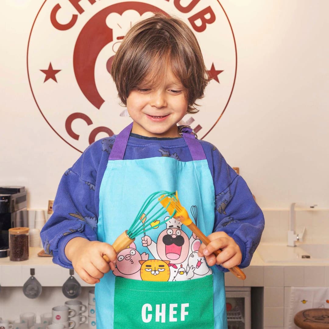 Chefclub Kochschürze für Kinder | Blau