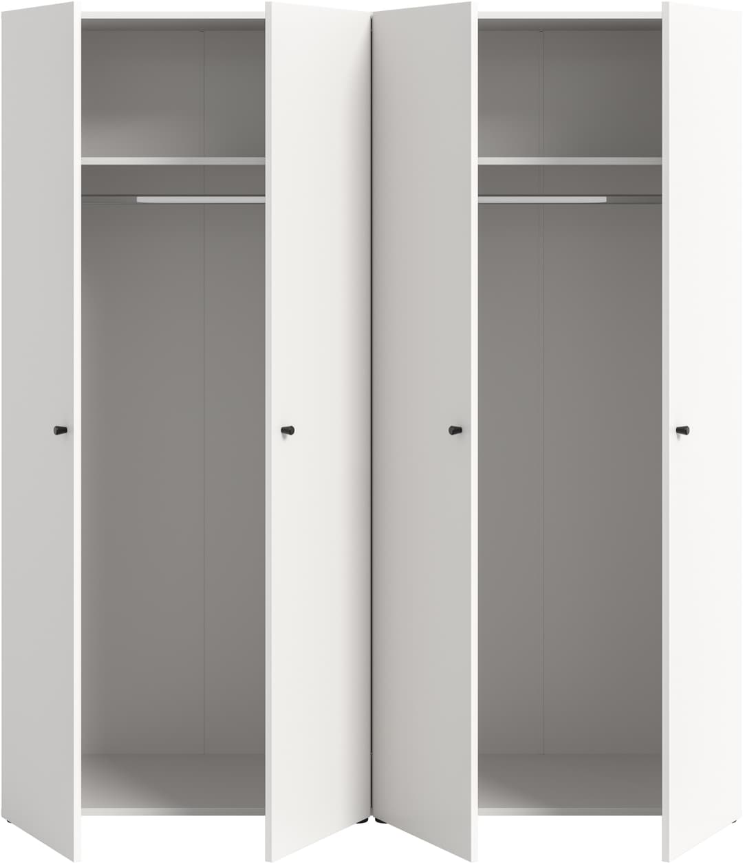 Home affaire Kleiderschrank BILLINGS | Weiß