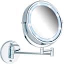 WENKO Wandspiegel Power-Loc LED Modell Lumi | Silber 3