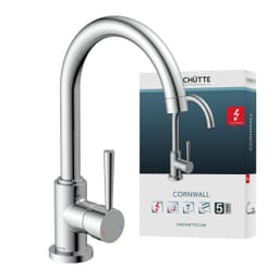 Schütte Cornwall Niederdruck Spültischarmatur | Silber