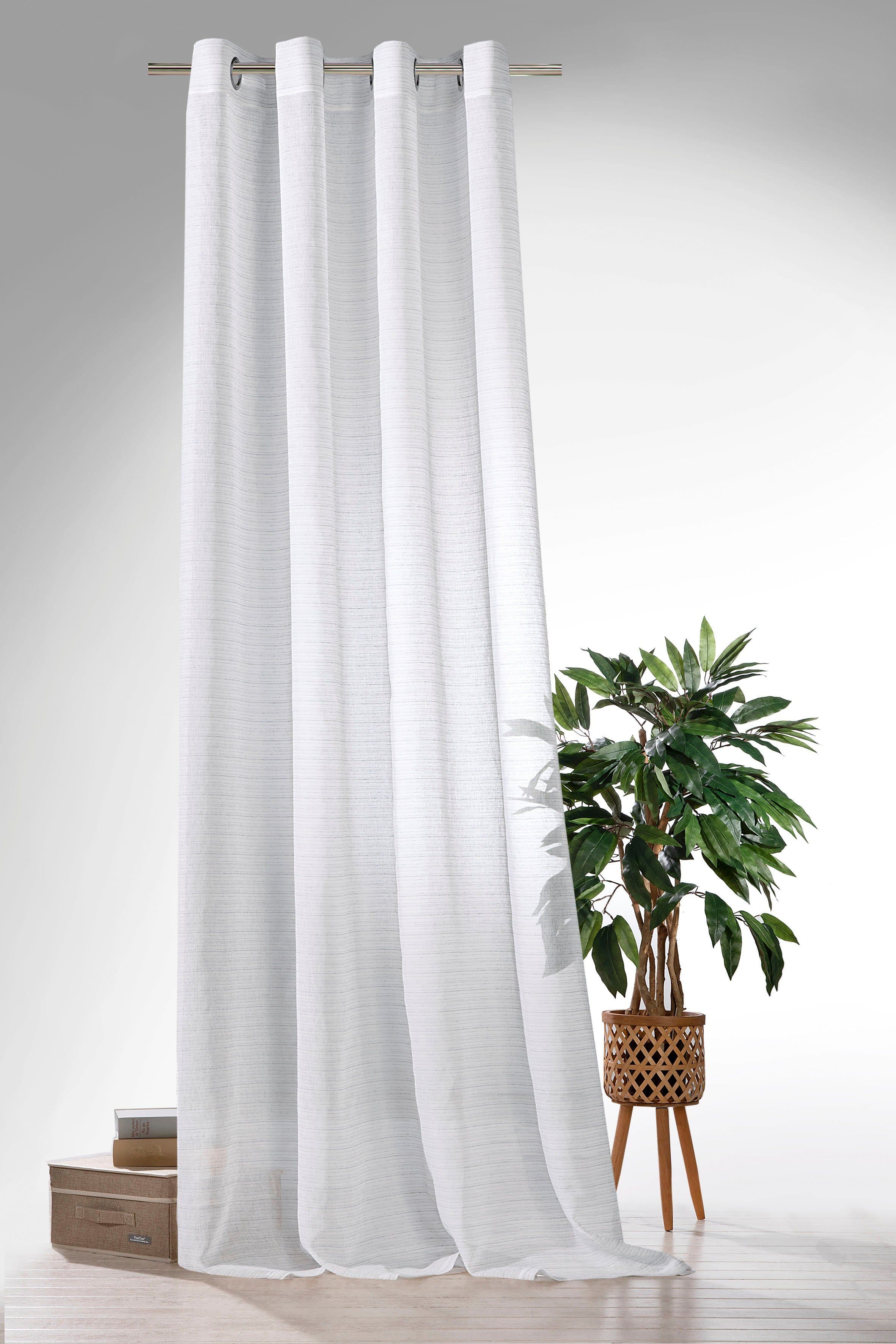 Weckbrodt Vorhang Natural Chic | Grau