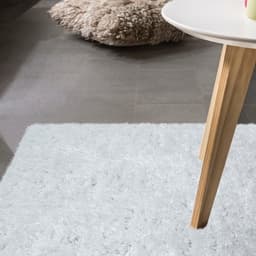Paco Home Hochflor-Teppich Glamour 300 | Weiß