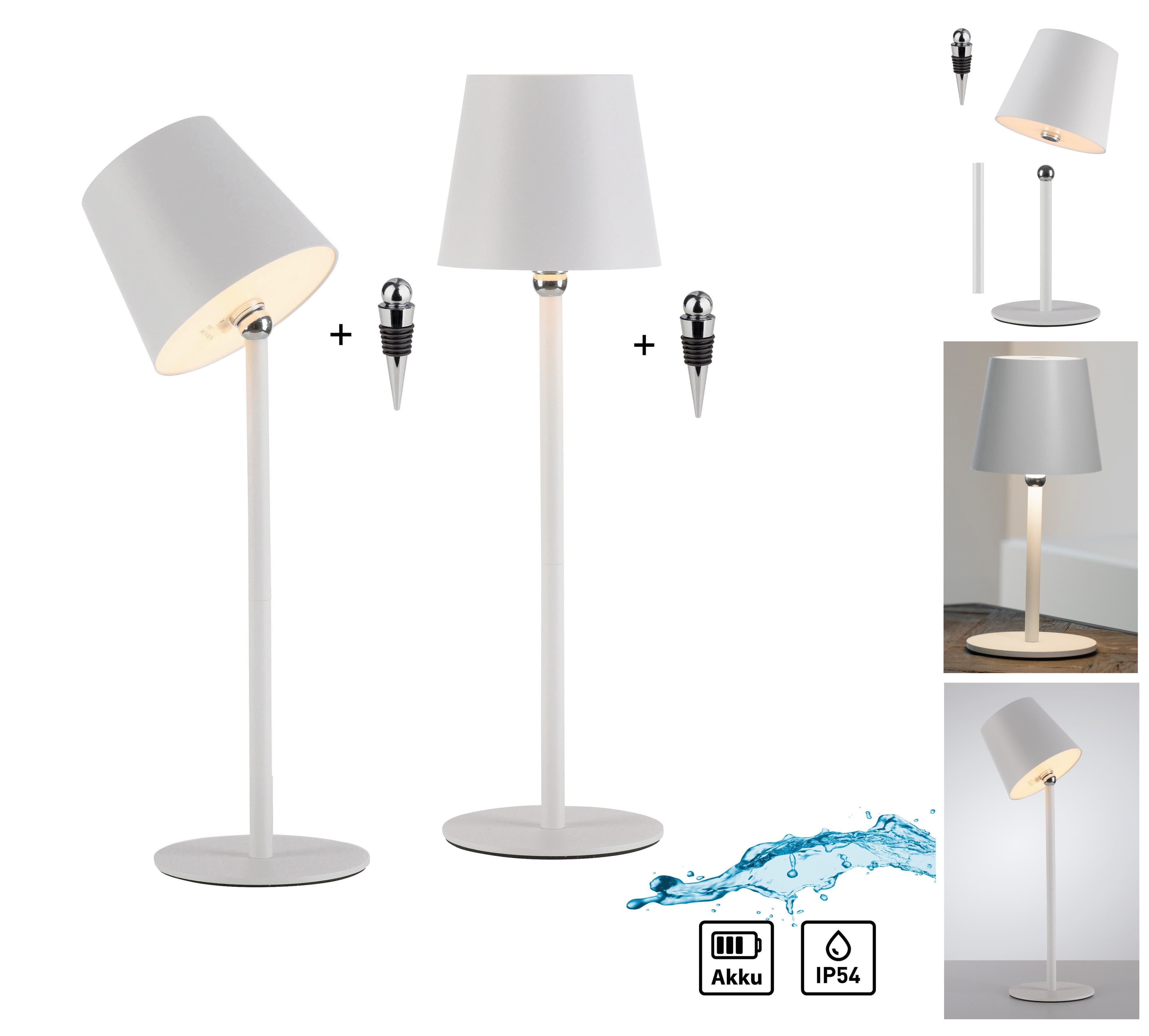 JUST LIGHT LED Tischleuchte BOTERIA | Weiß