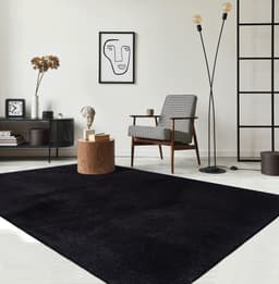 the carpet Teppich Relax | Schwarz