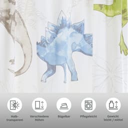 OTTO home Gardine DINO | Mehrfarbig