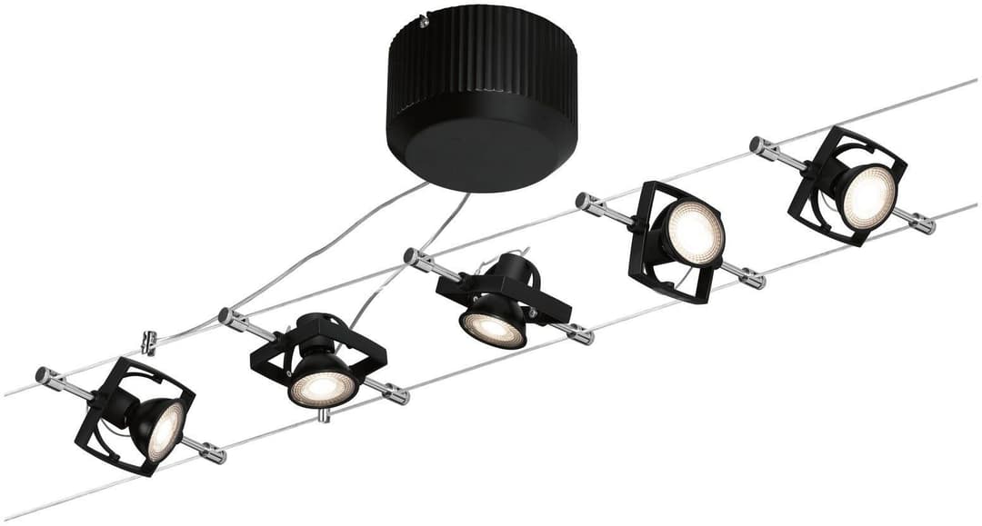 Paulmann LED Deckenleuchte Mac II | Schwarz
