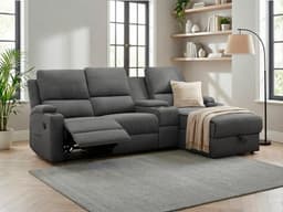 OTTO home Ecksofa NAPORI Multimediasofa | Grau
