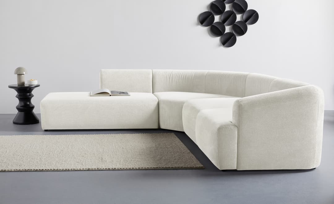 LeGer Home by Lena Gercke Ecksofa LYZA | Beige