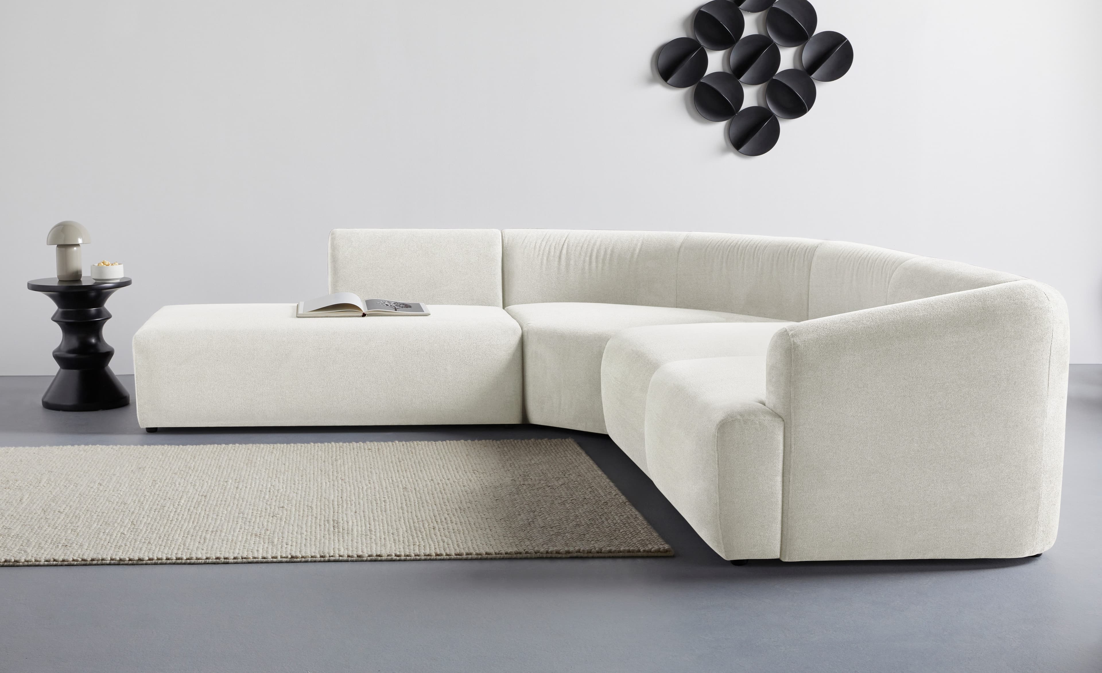 LeGer Home by Lena Gercke Ecksofa LYZA | Beige