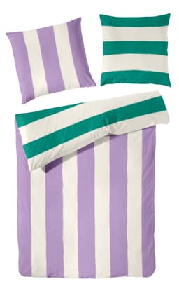 Primera Bettwäsche Renforce-Bettwäsche Color Block | Lila
