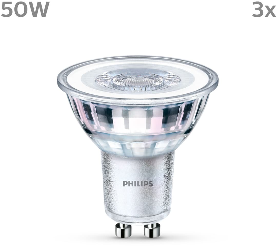 Philips Hue LED-Leuchtmittel LED classic Lampe 50W GU10 kaltweiß
