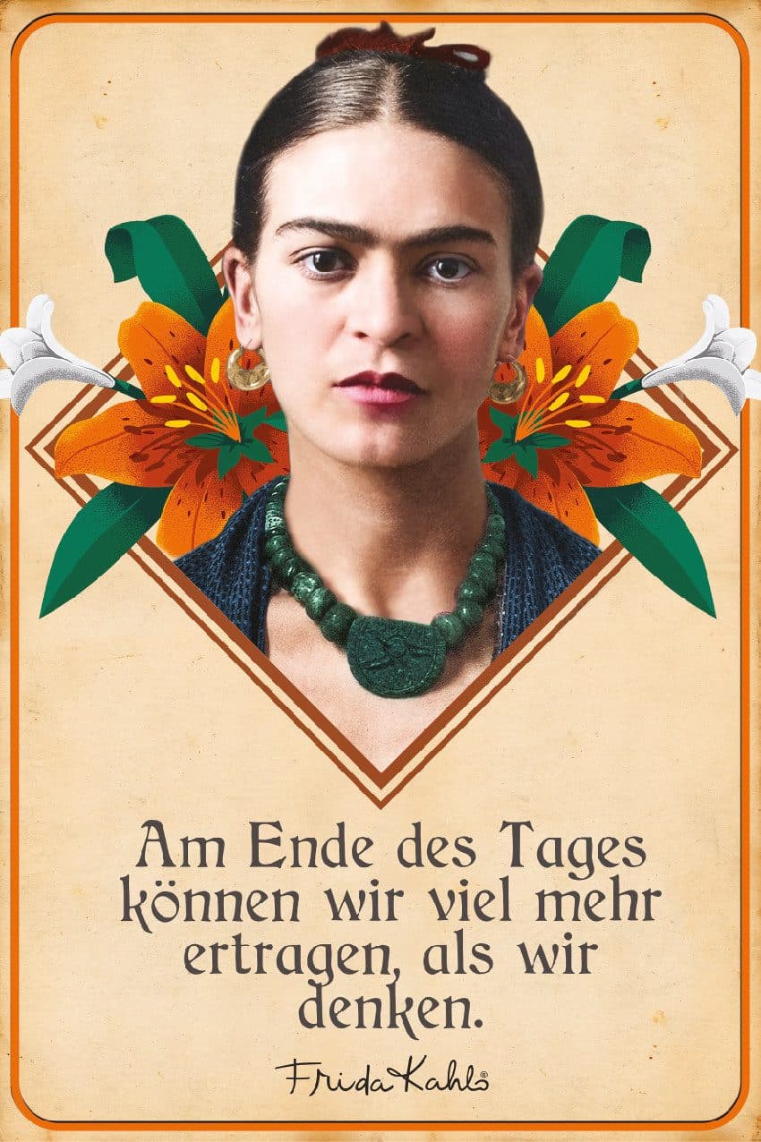 LuckyLinde Wanddekoobjekt Frida Kahlo | Mehrfarbig