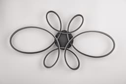 TRIO Leuchten LED Deckenleuchte FLY | Schwarz