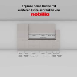 nobilia® Hängeschrank "Touch" | Weiß