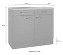 OPTIFIT OPTImulti Unterschrank | Weiß 4