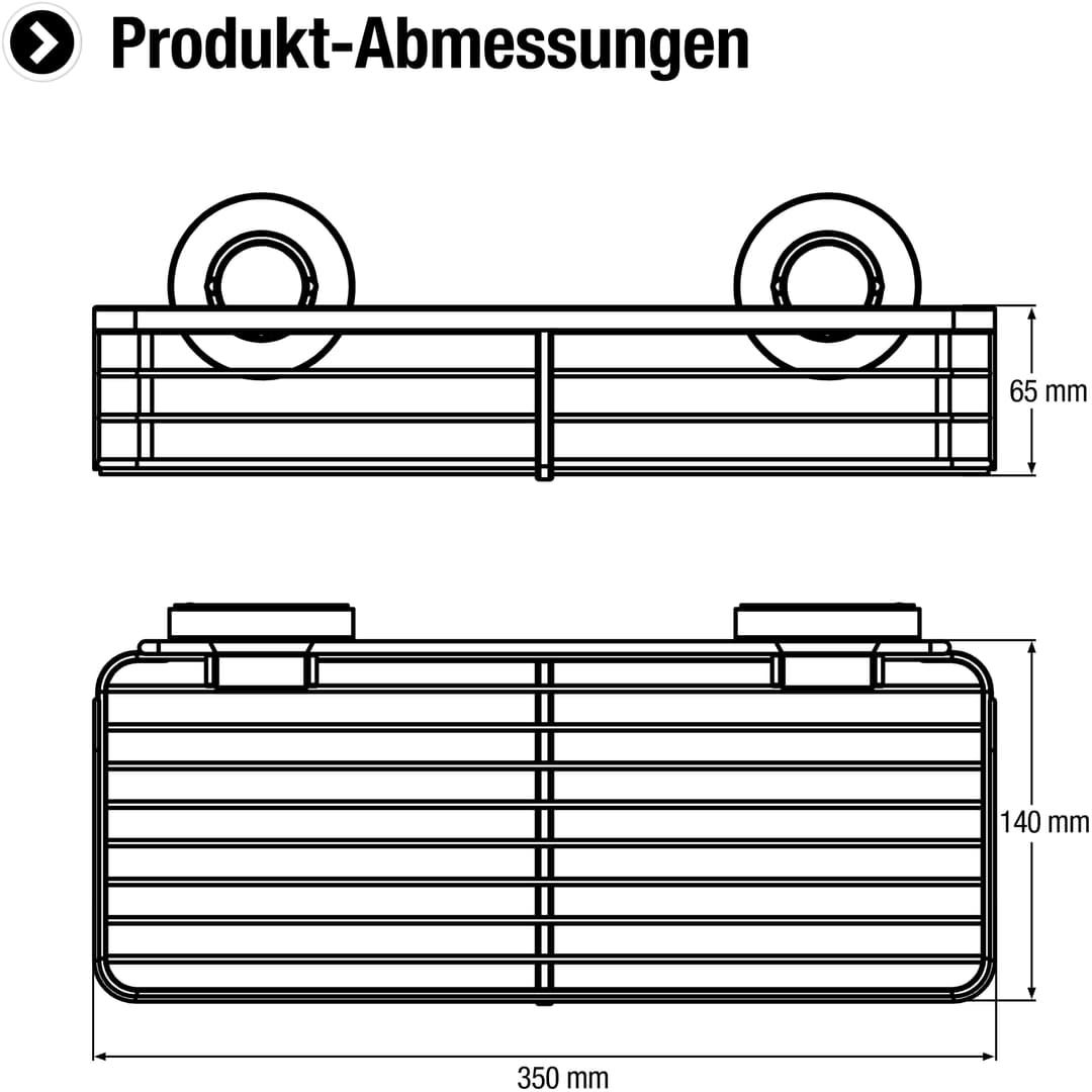 CORNAT Duschregal 3 in 1 | Silber
