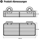 CORNAT Duschregal 3 in 1 | Silber 4