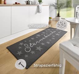 HANSE Home Küchenläufer Sterneküche | Grau