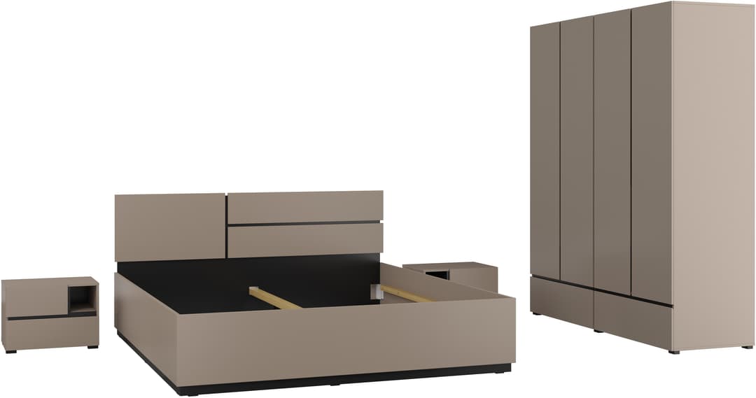 OTTO home Bett Cross | Beige