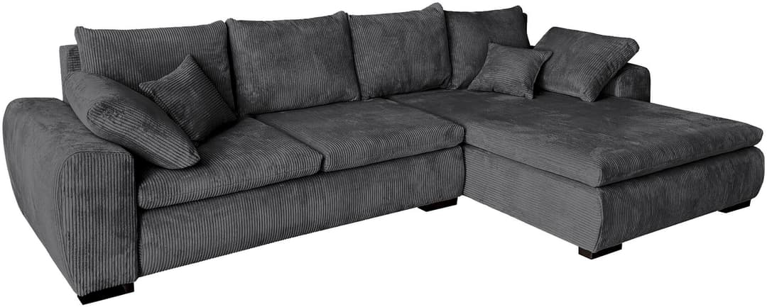 Home affaire Ecksofa Cara Mia L-Form | Grau
