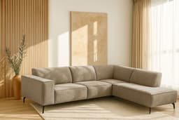 Home affaire Ecksofa LORCAN | Beige