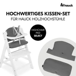 Hauck Highchair Pad Select Muslin | Grau
