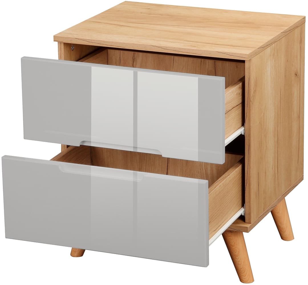 OTTO home Nachtschrank Lund | Grau