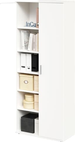 FMD Mehrzweckschrank Inca 3 | Weiß