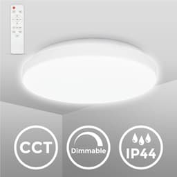 B.K.Licht LED Deckenleuchte | Weiß