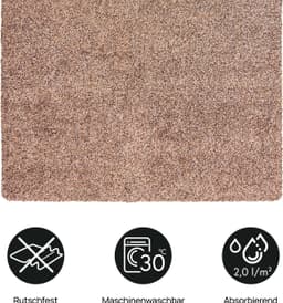 OTTO home Fußmatte Vianne | Grau