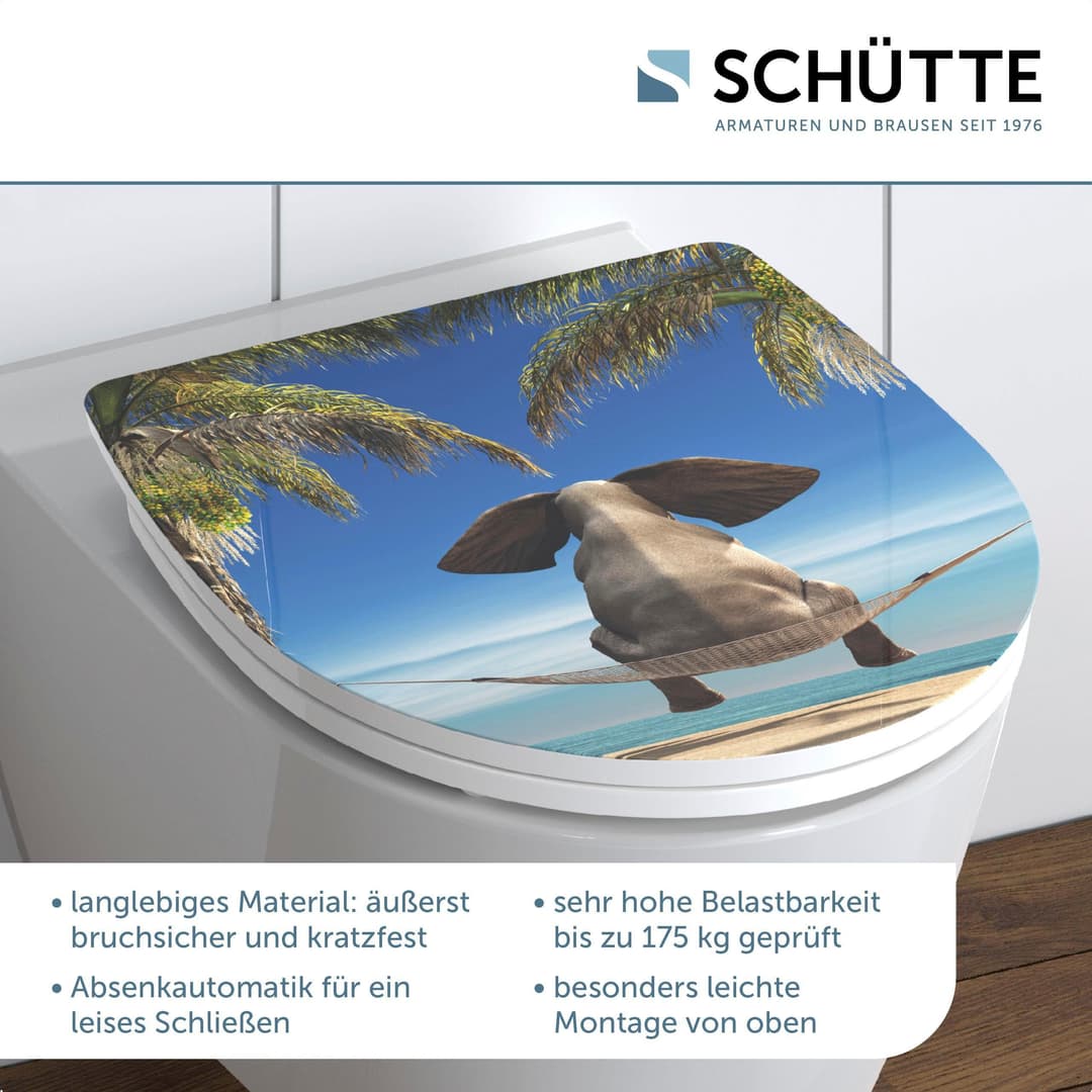 Schütte WC-Sitz Happy Elephant | Mehrfarbig