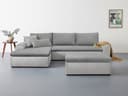 Home affaire Ecksofa Win L-Form | Grau