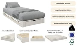 OTTO home Palettenbett ALASCO | Weiß