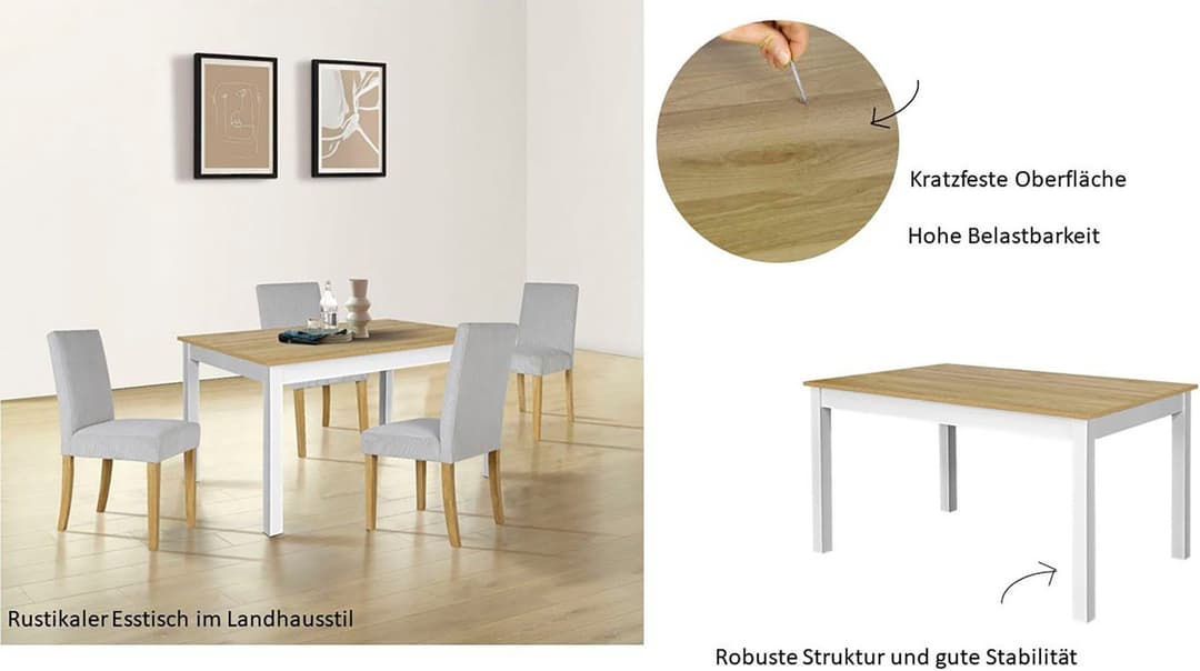 OTTO home Esstisch Olst | Holztöne
