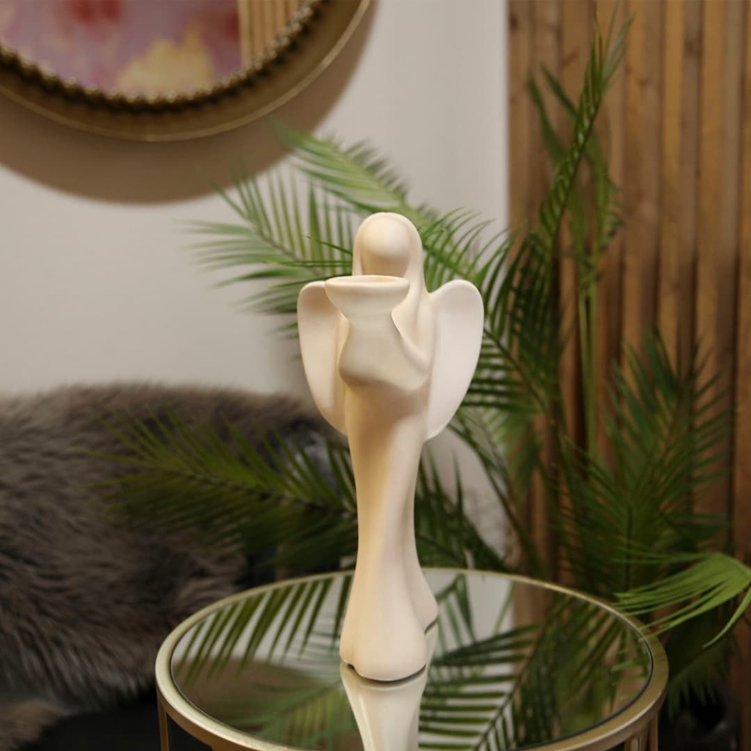 GILDE Engelfigur Engel "Gabi" | Beige