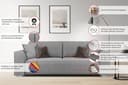 INOSIGN 3-Sitzer BEATRICE | Beige 3
