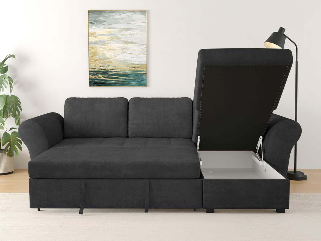 Trends by HG Ecksofa Lasse L-Form | Grau