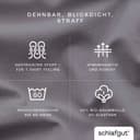 Schlafgut Spannbettlaken PURE | Grau 3