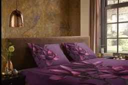 PURE luxury collection Wendebettwäsche Penelope | Lila