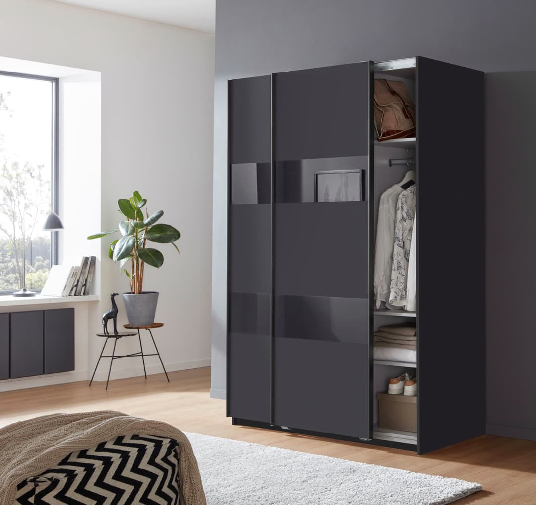 Wimex Schwebetürenschrank Altona | Grau